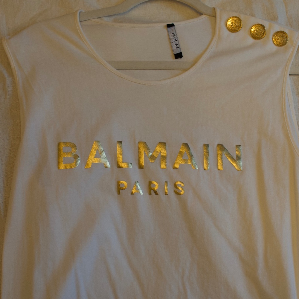 Balmain Paris Tank Top